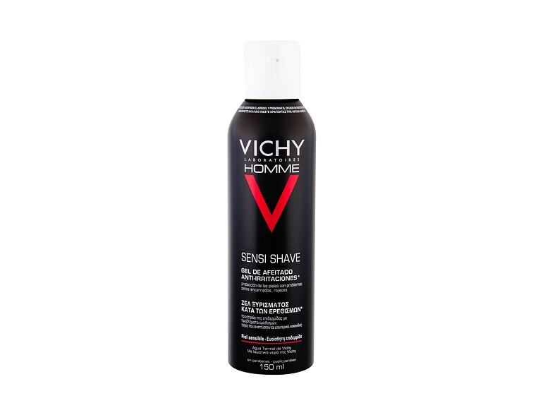 Gel da barba Vichy Homme Anti-Irritation 150 ml flacone danneggiato