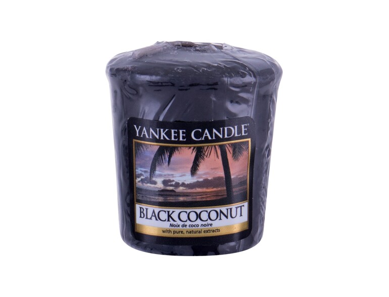 Candela profumata Yankee Candle Black Coconut 49 g