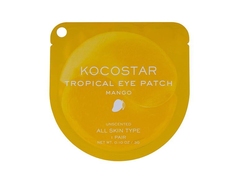 Maschera per il viso Kocostar Eye Mask Tropical Eye Patch 3 g Mango