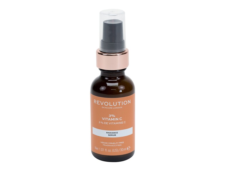 Gesichtsserum Revolution Skincare Vitamin C 3% Radiance Serum 30 ml Beschädigte Schachtel