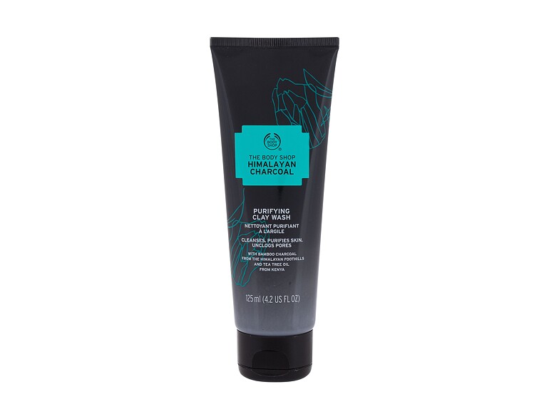 Reinigungsgel The Body Shop Himalayan Charcoal Purifying Clay Wash 125 ml