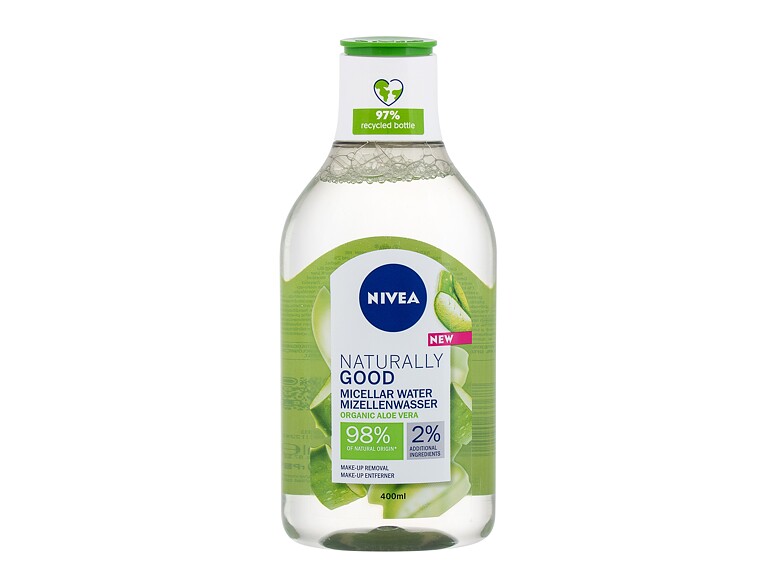 Acqua micellare Nivea Naturally Good Organic Aloe Vera 400 ml