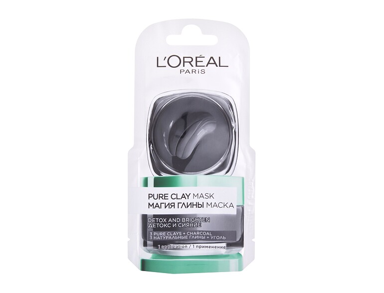 Gesichtsmaske L'Oréal Paris Pure Clay Detox Mask 6 ml