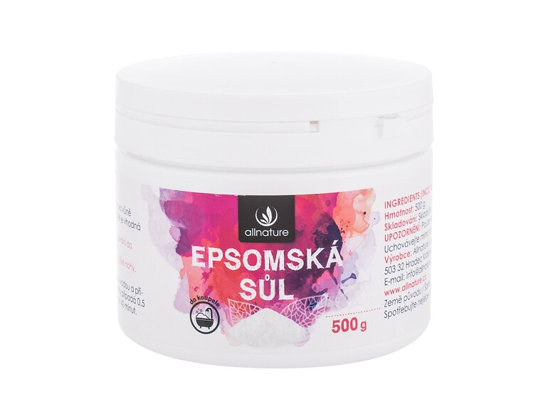 Badesalz  Allnature Epsom Salt 500 g