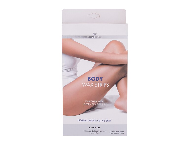 Depilationspräparat Revitale Wax Strips Body 12 St. Beschädigte Schachtel