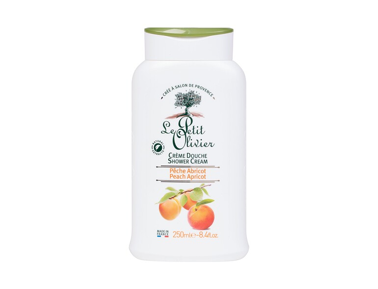 Doccia crema Le Petit Olivier Shower Peach Apricot 250 ml
