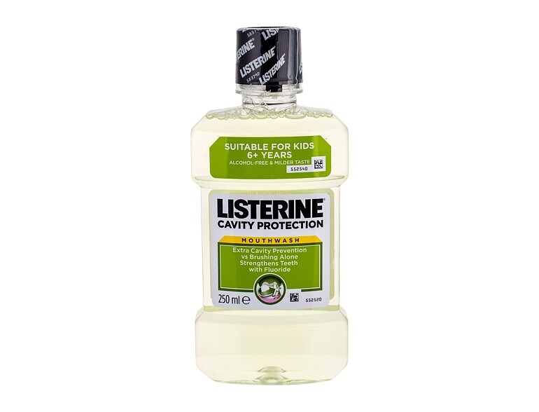 Mundwasser Listerine Cavity Protection Mouthwash 250 ml Beschädigtes Flakon