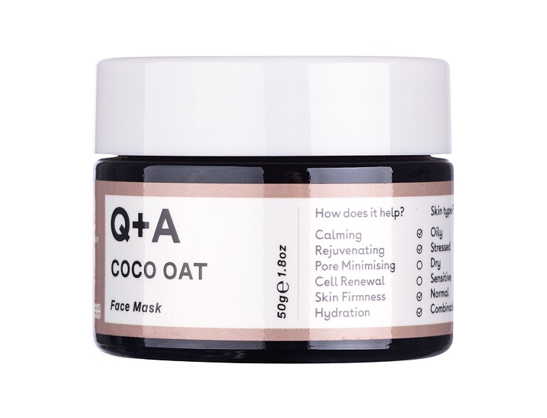 Gesichtsmaske Q+A Coco Oat 50 g