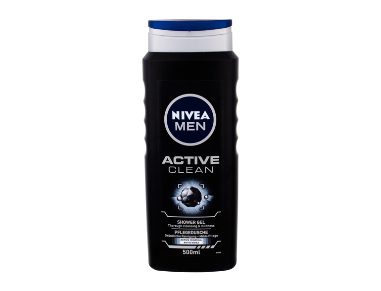 Duschgel Nivea Men Active Clean 500 ml Beschädigtes Flakon
