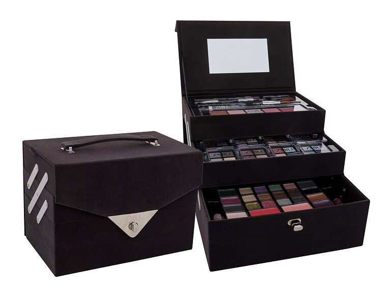 Palette de maquillage ZMILE COSMETICS Beauty Case Velvety Limited Grey 80,2 g