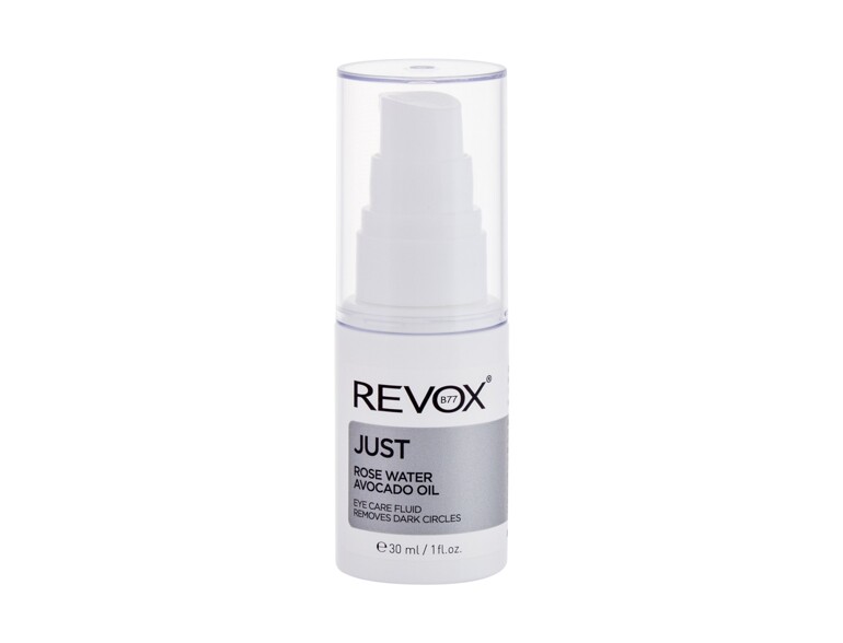 Crème contour des yeux Revox Just Rose Water Avocado Oil Fluid 30 ml boîte endommagée