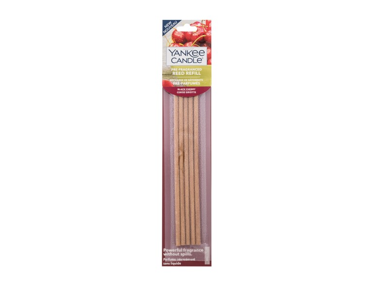 Raumspray und Diffuser Yankee Candle Black Cherry Pre-Fragranced Reed Refill 5 St.