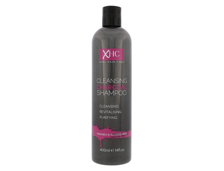 Shampoo Xpel Charcoal Charcoal 400 ml Beschädigtes Flakon
