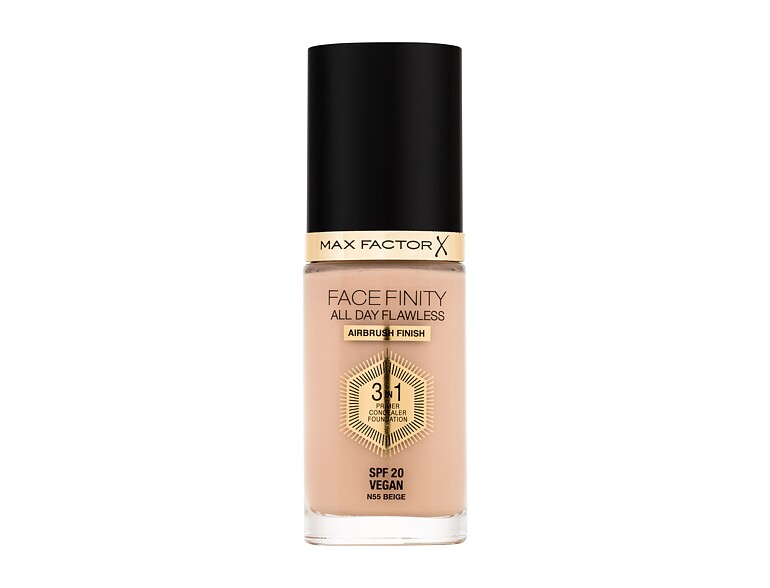 Foundation Max Factor Facefinity All Day Flawless SPF20 30 ml N55 Beige