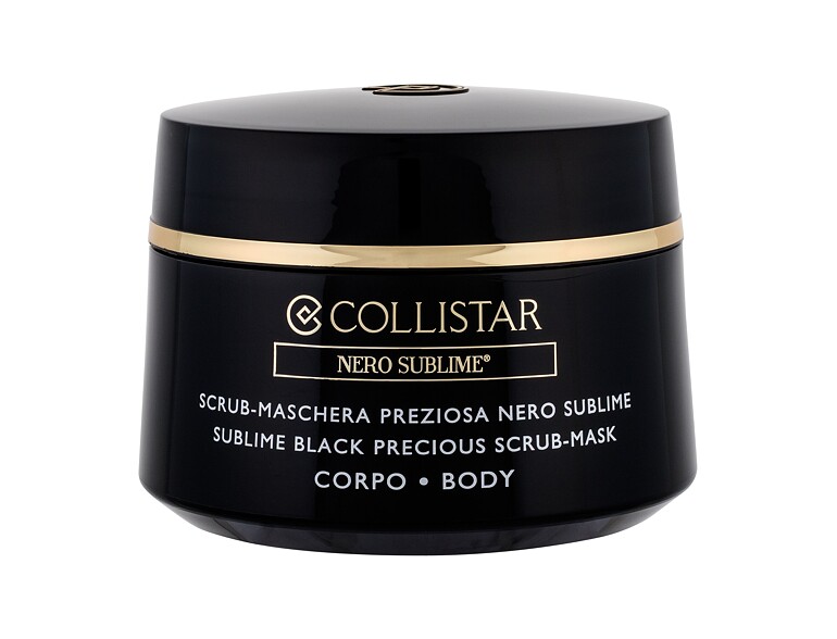 Körperpeeling Collistar Nero Sublime Sublime Black Precious Scrub-Mask 450 g Beschädigte Schachtel