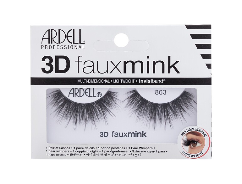 Falsche Wimpern Ardell 3D Faux Mink 863 1 St. Black