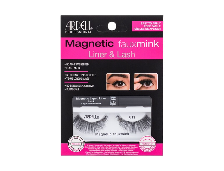 Falsche Wimpern Ardell Magnetic Faux Mink 811 1 St. Black