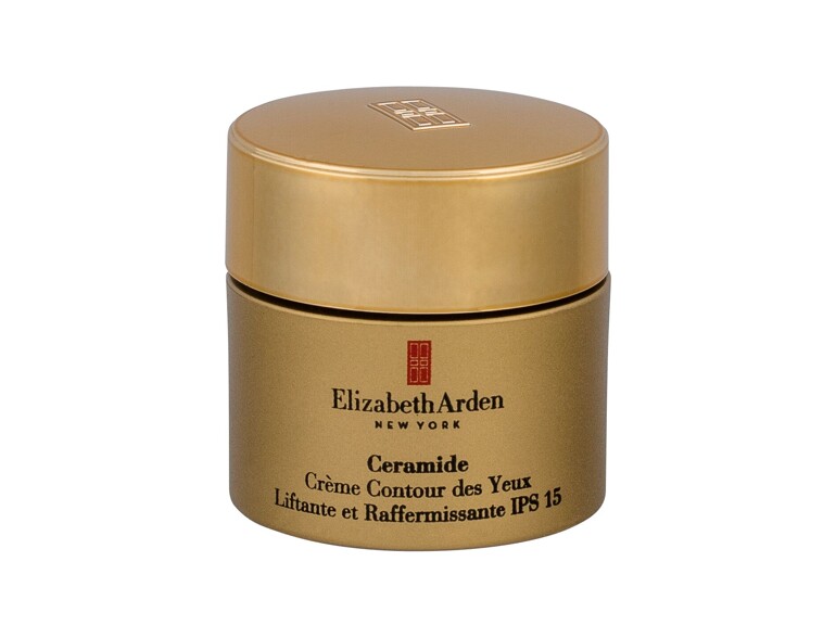 Crème contour des yeux Elizabeth Arden Ceramide Ultra Lift and Firm Eye Cream SPF15 15 ml boîte endo