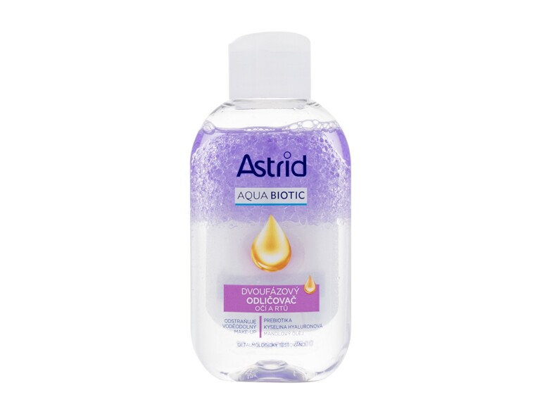 Struccante occhi Astrid Aqua Biotic Two-Phase Remover 125 ml