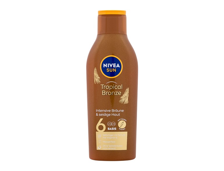 Soin solaire corps Nivea Sun Tropical Bronze Milk SPF6 200 ml