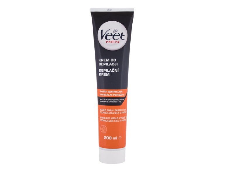 Depilationspräparat Veet Men Hair Removal Cream Normal Skin 200 ml Beschädigte Schachtel