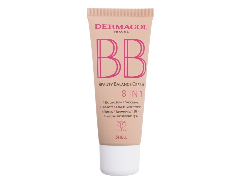 BB cream Dermacol BB Beauty Balance Cream 8 IN 1 SPF 15 30 ml 3 Shell