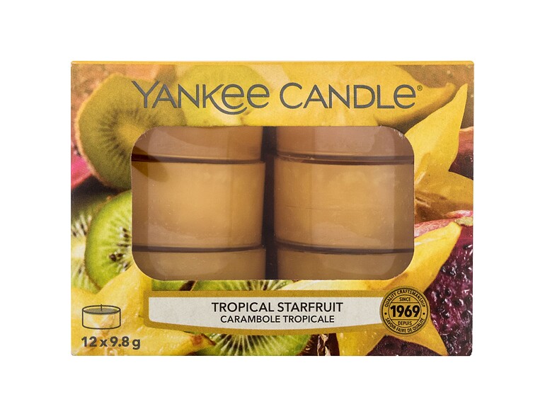 Duftkerze Yankee Candle Tropical Starfruit 117,6 g Beschädigte Schachtel