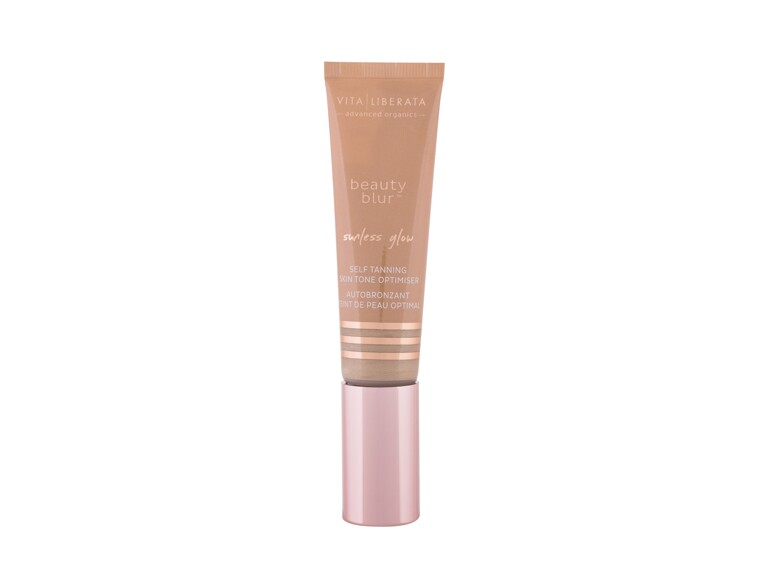 CC Creme Vita Liberata Beauty Blur Sunless Glow Primer & Tinted Moisturizer 30 ml Latte Light Beschädigte Schachtel
