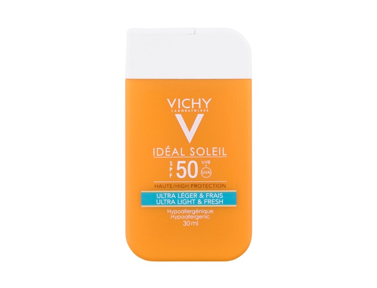 Sonnenschutz fürs Gesicht Vichy Idéal Soleil Ultra Light & Fresh Lotion SPF50 30 ml