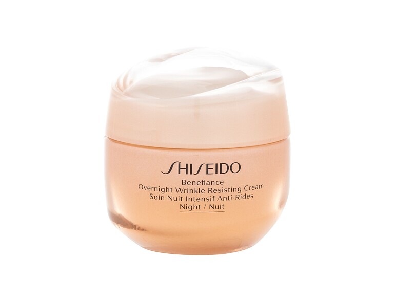 Nachtcreme Shiseido Benefiance Overnight Wrinkle Resisting Cream 50 ml Beschädigte Schachtel