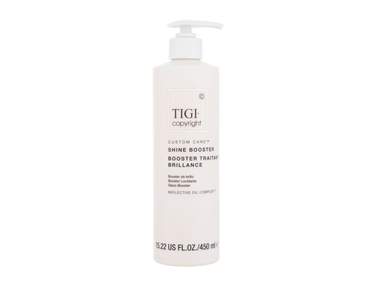 Für Haarglanz Tigi Copyright Custom Care Shine Booster 450 ml Beschädigtes Flakon