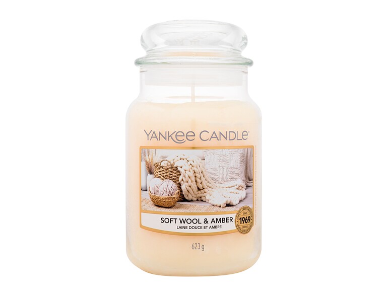 Duftkerze Yankee Candle Soft Wool & Amber 623 g