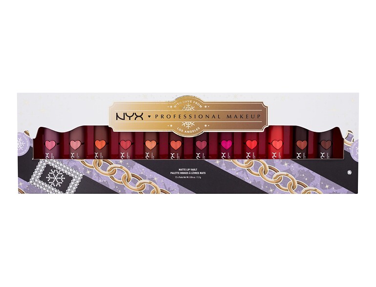 Lippenstift NYX Professional Makeup Mrs. Claus Matte Lip Vault 15,6 g Sets