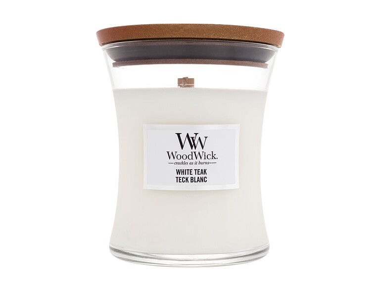 Duftkerze WoodWick White Teak 275 g