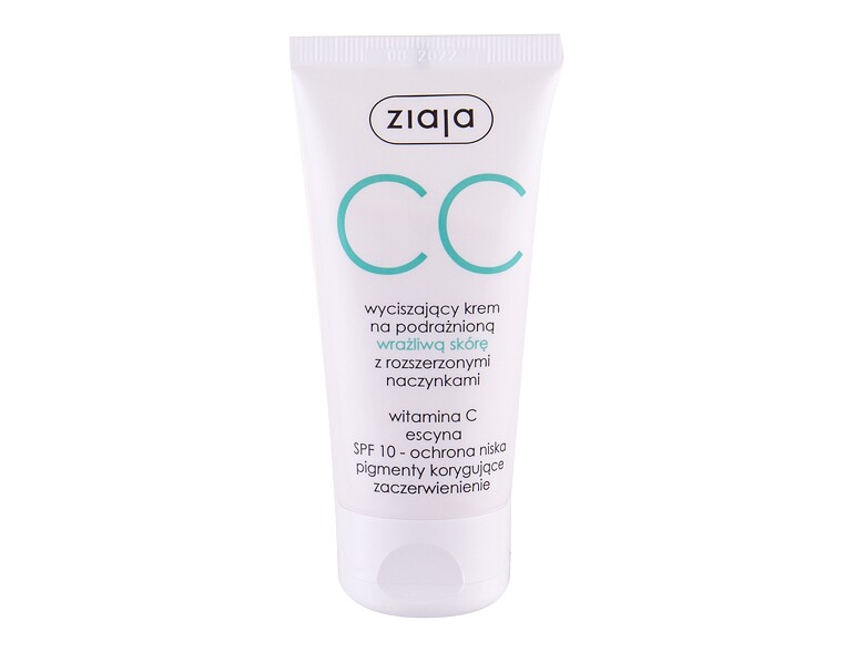 CC Creme Ziaja CC Cream SPF10 50 ml Beschädigte Schachtel
