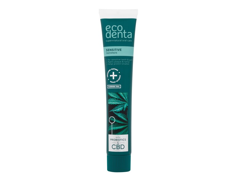Zahnpasta  Ecodenta Sensitive Toothpaste Probiotics & CBD 75 ml Beschädigte Schachtel