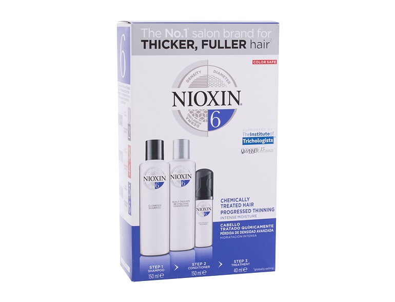 Shampoo Nioxin System 6 150 ml Beschädigte Schachtel Sets