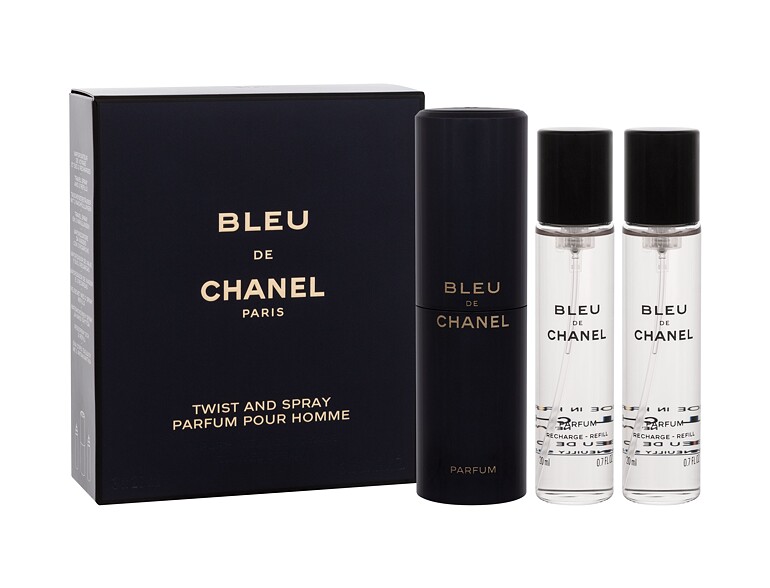 Parfum Chanel Bleu de Chanel Twist and Spray 3x20 ml Beschädigte Schachtel