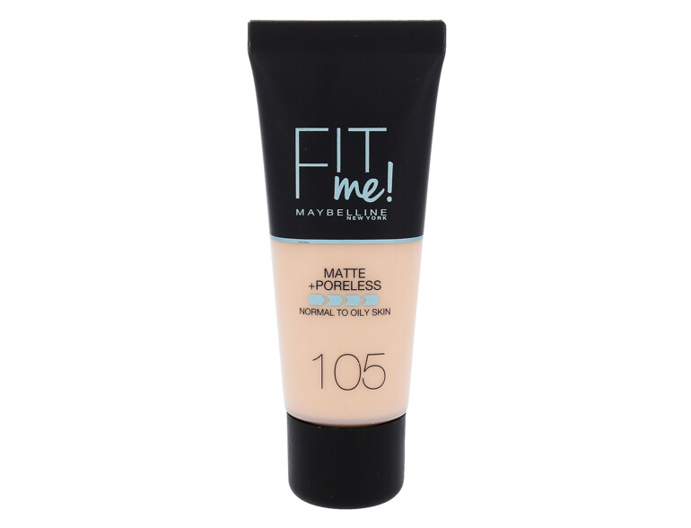 Foundation Maybelline Fit Me! Matte + Poreless 30 ml 105 Natural Ivory