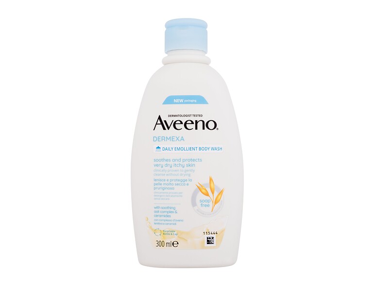 Duschgel Aveeno Dermexa Daily Emollient Body Wash 300 ml Beschädigte Schachtel
