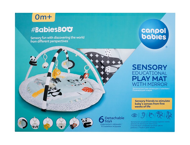 Spielzeug Canpol babies BabiesBoo Sensory Educational Play Mat 1 St.