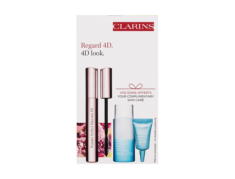 Mascara Clarins Wonder Perfect 8 ml 01 Perfect Black Sets