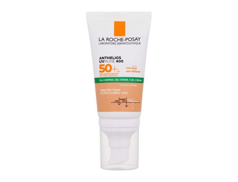 Sonnenschutz fürs Gesicht La Roche-Posay Anthelios  UVMUNE 400 Tinted Oil Control Gel-Cream SPF50+ 50 ml Beschädigte Schachtel