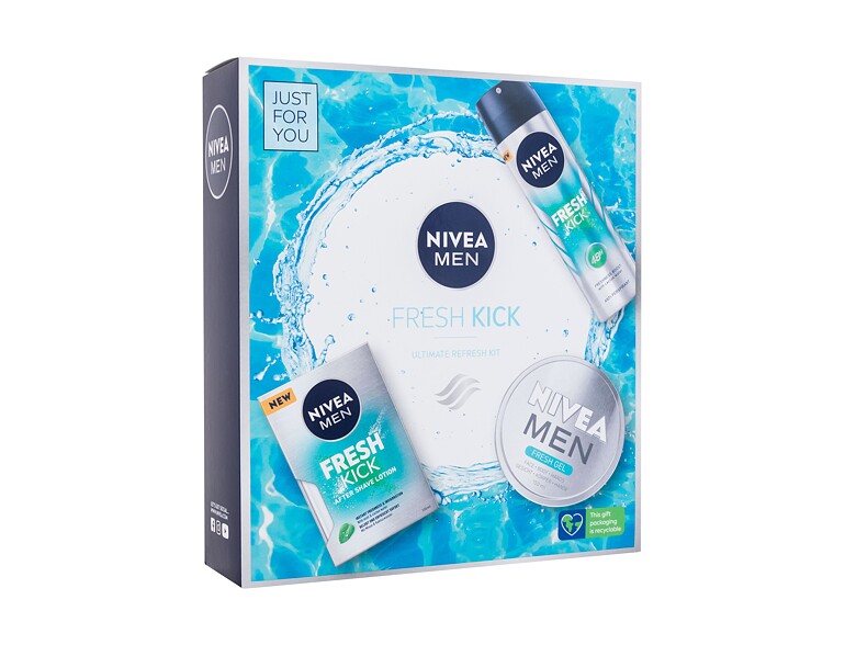 Rasierwasser Nivea Men Fresh Kick 100 ml Beschädigte Schachtel Sets