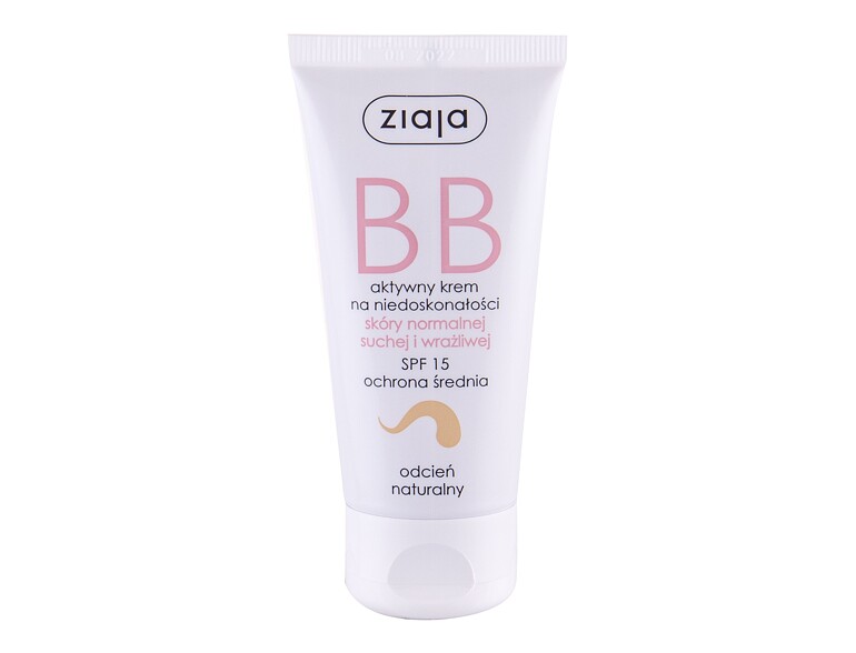 BB Creme Ziaja BB Cream Normal and Dry Skin SPF15 50 ml Natural Beschädigte Verpackung