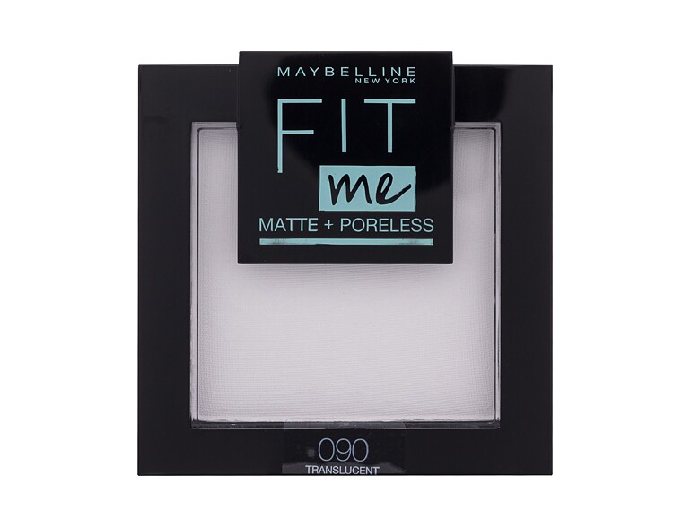 Puder Maybelline Fit Me! Matte + Poreless 9 g 090 Translucent Beschädigte Schachtel