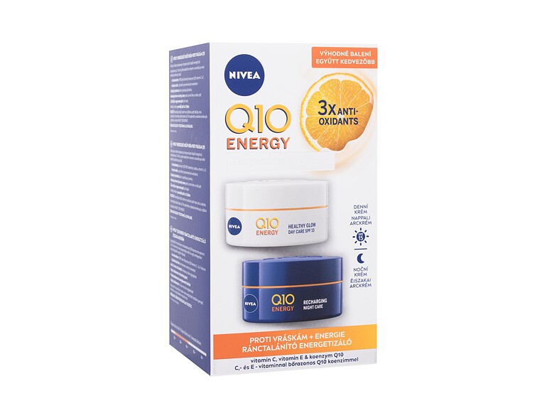Tagescreme Nivea Q10 Energy Duo Pack 50 ml Beschädigte Schachtel Sets