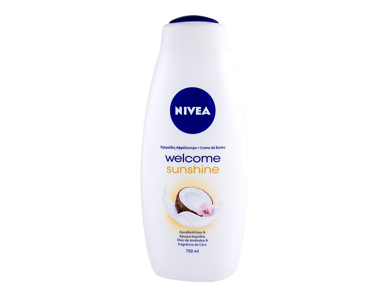 Doccia gel Nivea Welcome Sunshine 750 ml flacone danneggiato