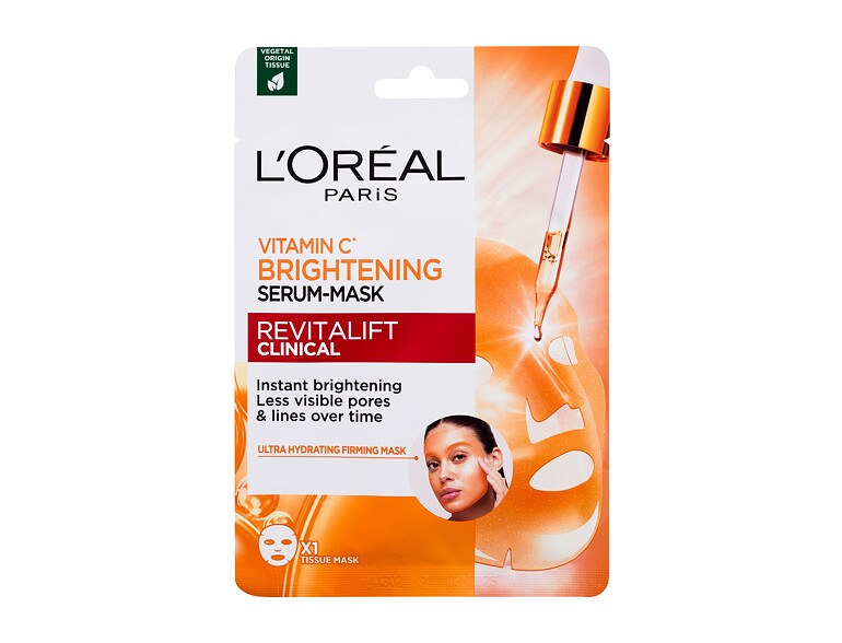 Gesichtsmaske L'Oréal Paris Revitalift Clinical Vitamin C Brightening Serum-Mask 26 g