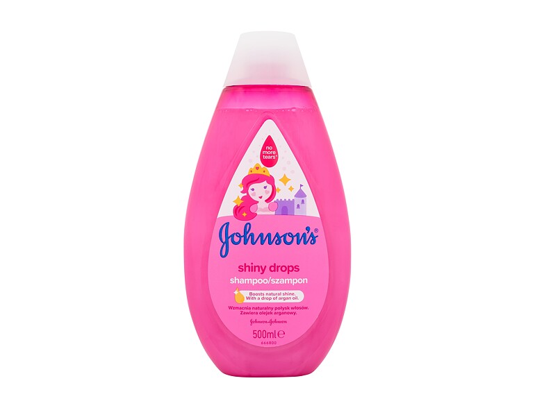 Shampoo Johnson´s Shiny Drops Kids Shampoo 500 ml Beschädigtes Flakon